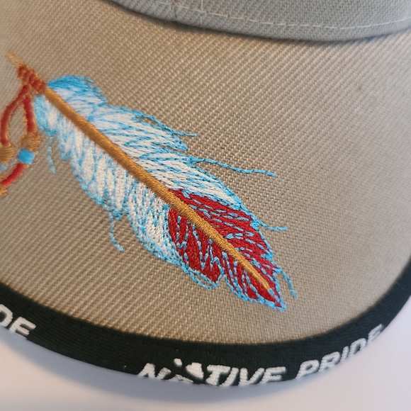 Native Pride Indian Chief Embroidered Baseball Hat Cap New Unisex - Picture 4 of 4